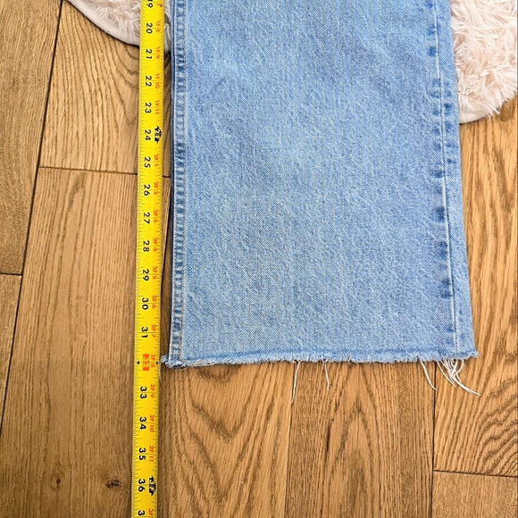 Zara Light Blue Straight Leg Jeans - Picture 8 of 13